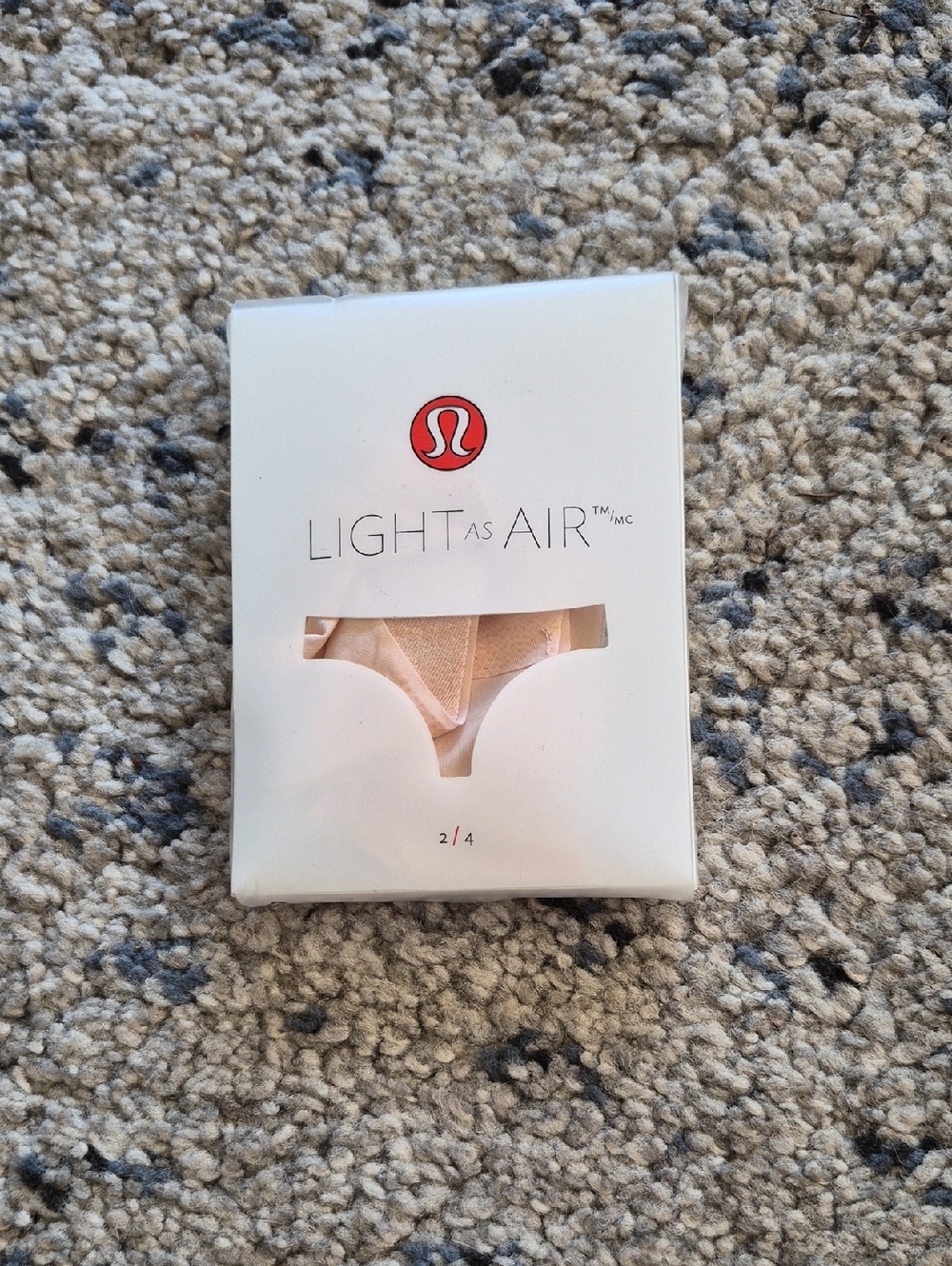 lululemon athletica Light as Air Thong - Nude/Blush